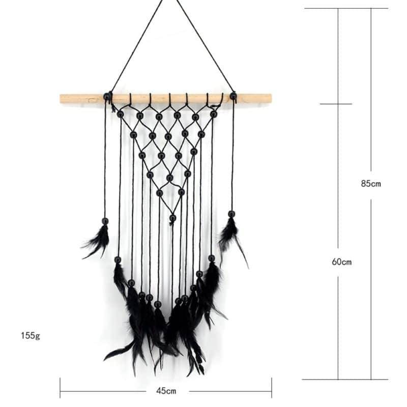 Attrape Rêve « Prisme Noir » Attrape reve Deco zen