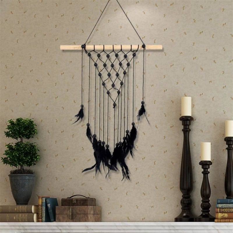 Attrape Rêve « Prisme Noir » Attrape reve Deco zen