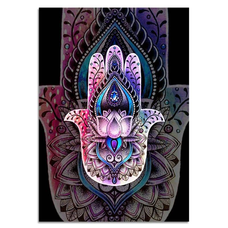 Tableau Main de Fatma Deco zen Tableaux zen