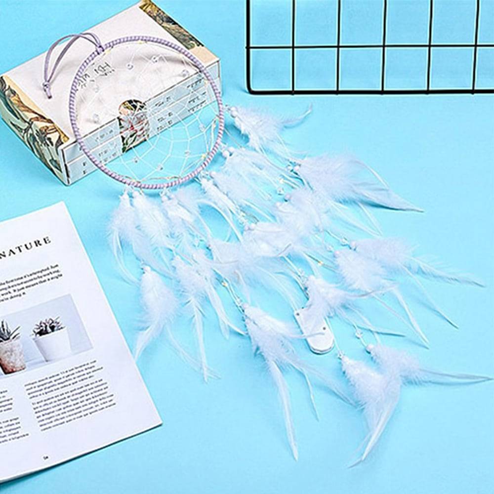 Attrape Rêve « Plumes Blanches » Attrape reve Deco zen