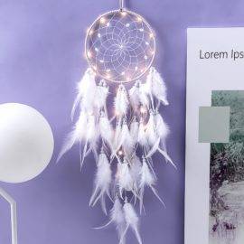 Attrape Rêve « Plumes Blanches » Attrape reve Deco zen