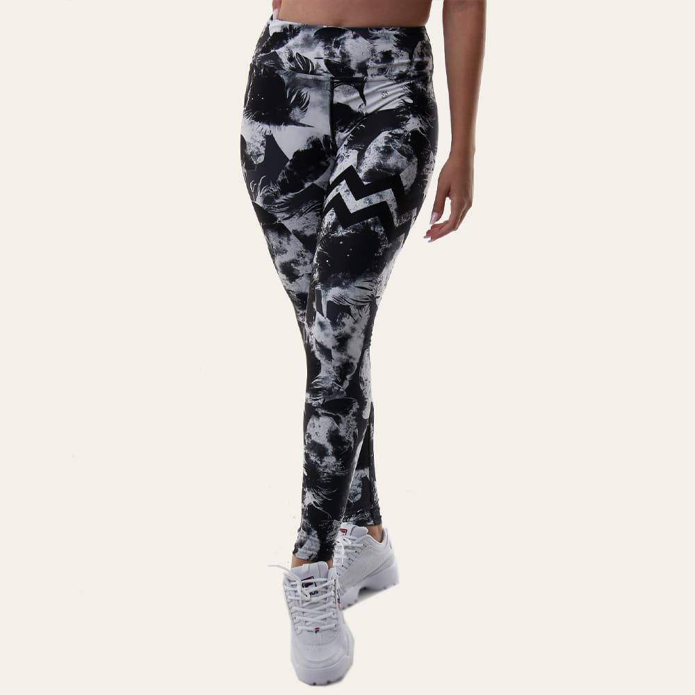 Legging Yoga « Black feather » Legging Yoga