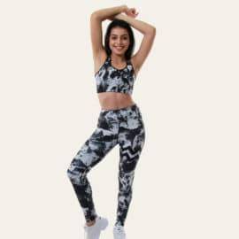 Legging Yoga « Black feather » Legging Yoga