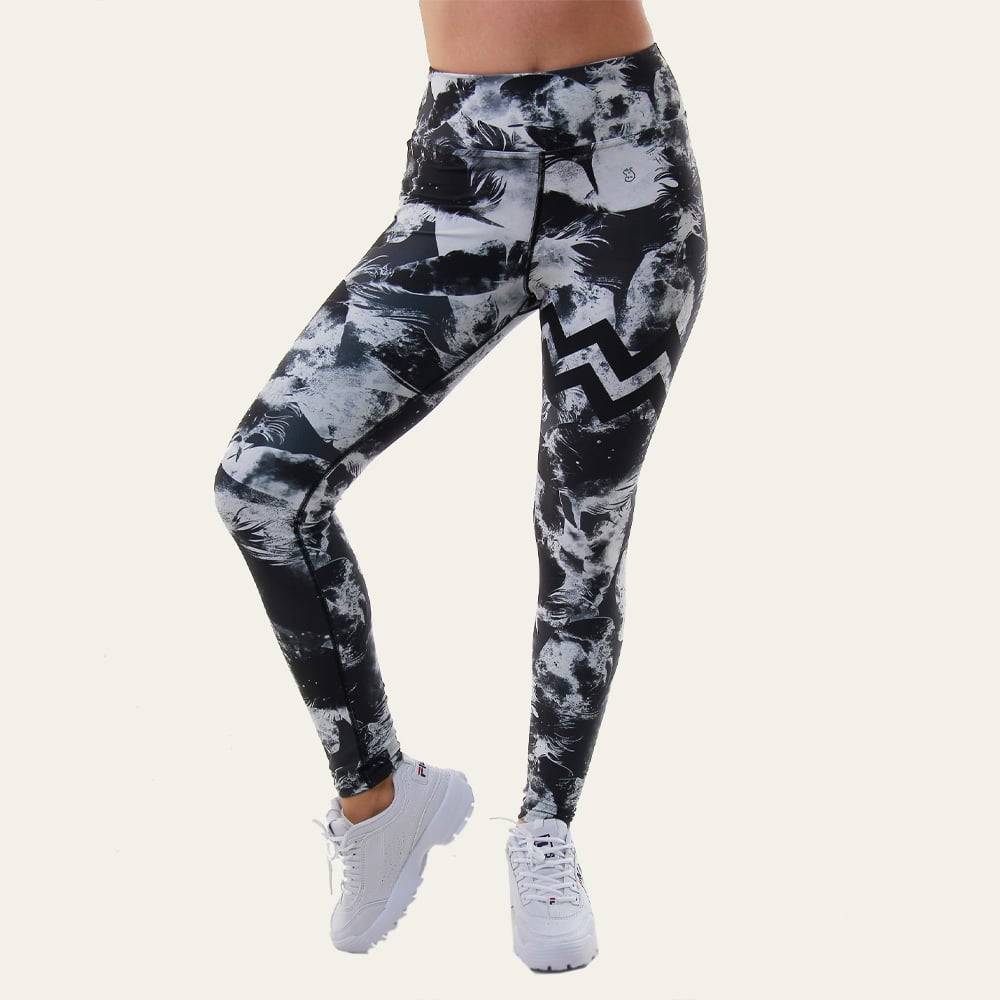 Legging Yoga « Black feather » Legging Yoga
