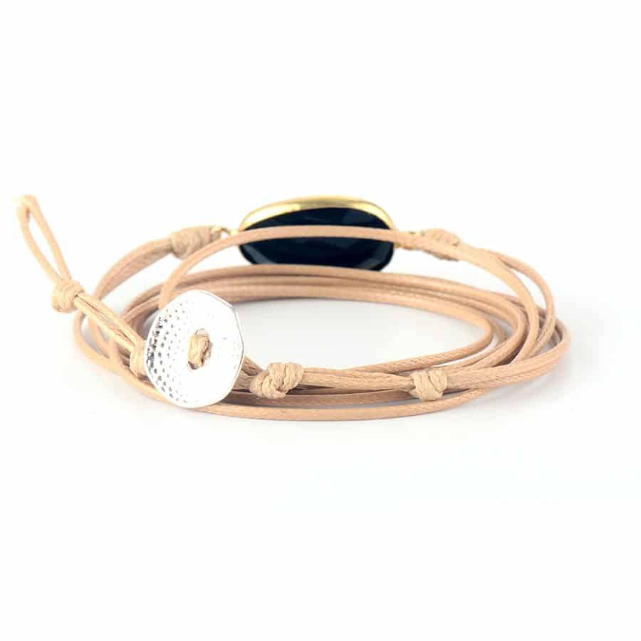 Bracelet Onyx Noir Bijoux pierre naturelle Bracelet pierre naturelle