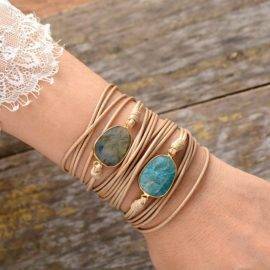 Bracelet Pierre Naturelle Amazonite Bijoux pierre naturelle Bracelet pierre naturelle