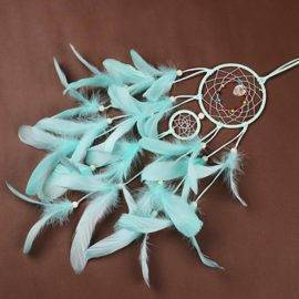Attrape Rêve « Bleu Clair » Attrape reve Deco zen