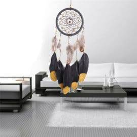 Attrape Rêve « Noir et Or » Attrape reve Deco zen