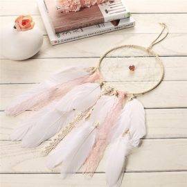 Attrape Rêve « Rose et Blanc » Attrape reve Deco zen