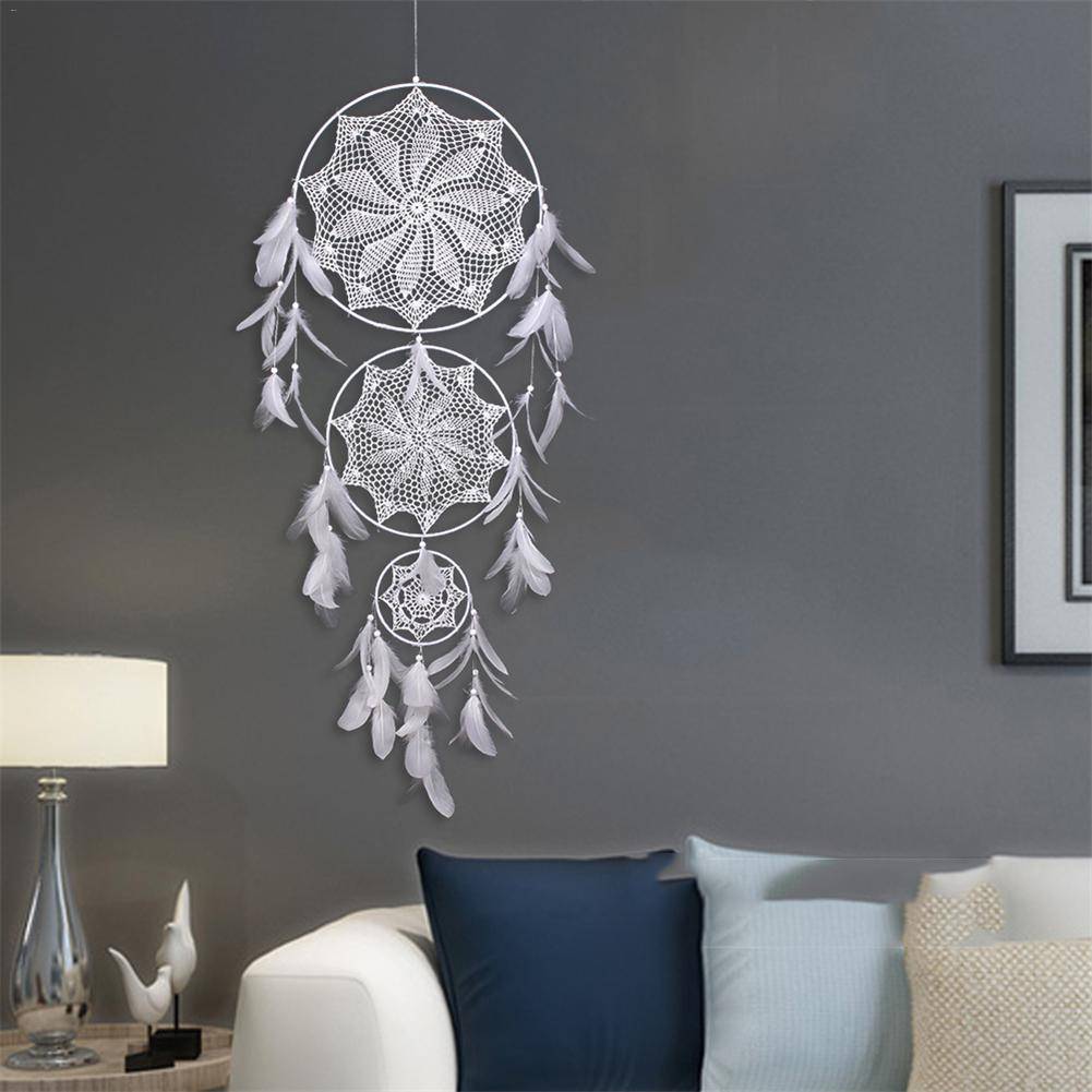 Attrape Rêve « Dentelle et plumes » Attrape reve Deco zen