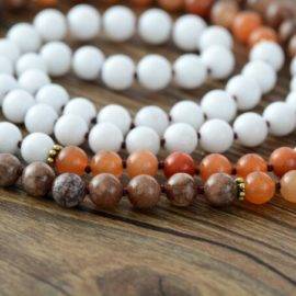 Collier Mala en Pierre Naturelle Bijoux pierre naturelle Collier pierre naturelle