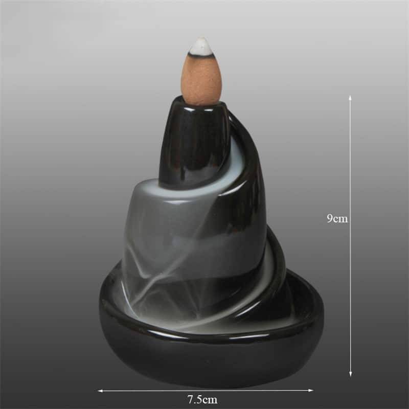 Brûleur Encens Rivière Porte encens Porte Encens Cascade Porte Encens Céramique