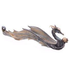 Bruleur Encens Dragon Argenté Déstockage Porte encens Porte Encens Design Porte Encens Dragon