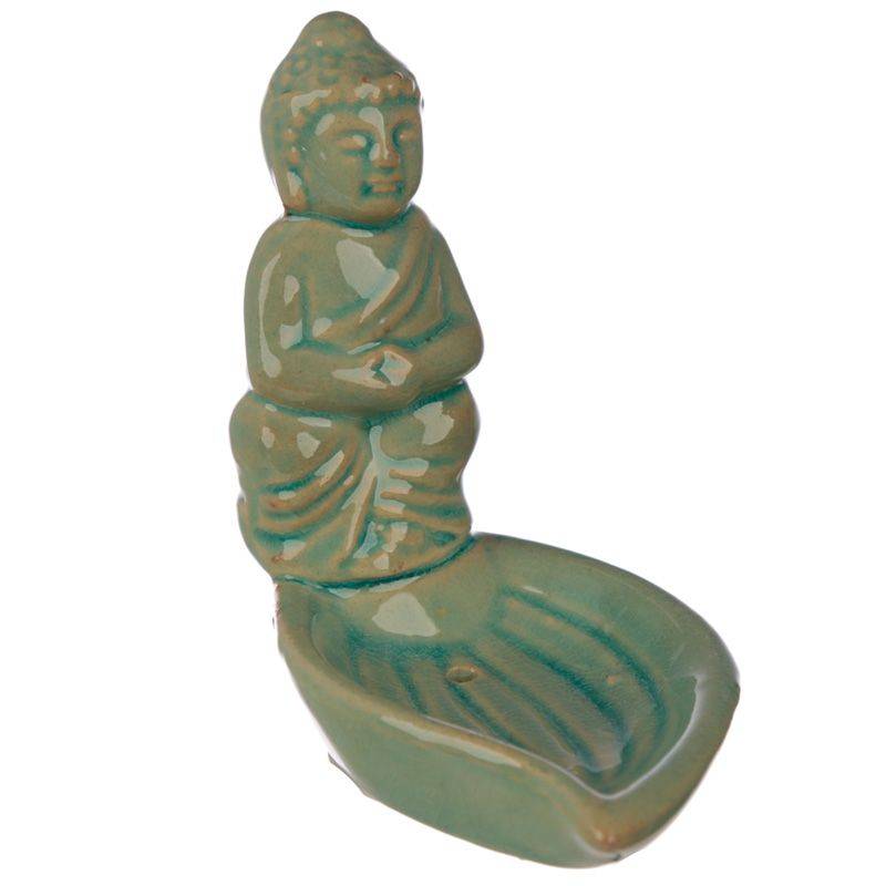 Porte Encens Bouddha Bleu Ciel Porte encens Porte Encens Bouddha Porte Encens Céramique