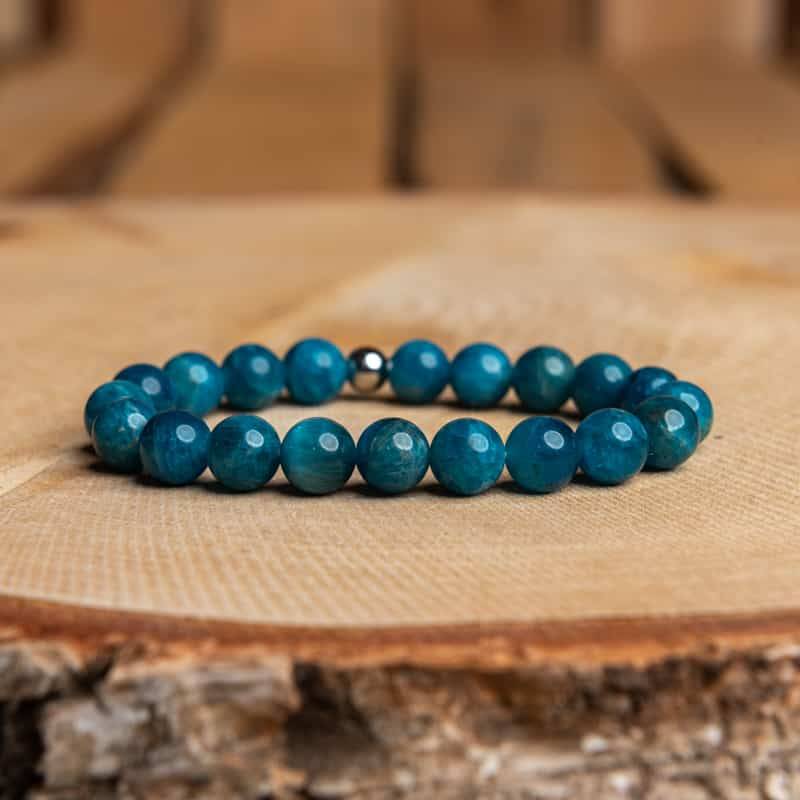 Bracelet Artisanal en Apatite https://chakras-shop.com