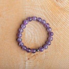 Bracelet Améthyste Bijoux pierre naturelle Bracelet pierre naturelle