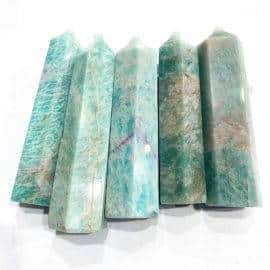 Pointe harmonisation de l&rsquo;esprit en amazonite https://chakras-shop.com