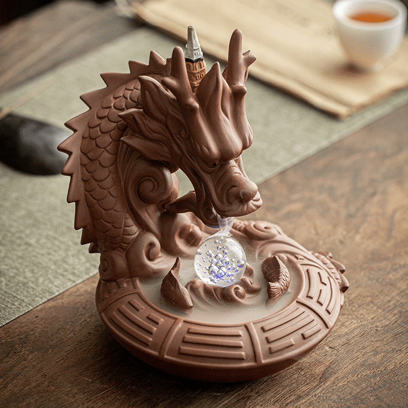 Porte Encens Tête De Dragon Porte encens Porte Encens Dragon