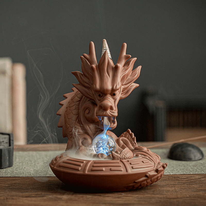 Porte Encens Tête De Dragon Porte encens Porte Encens Dragon