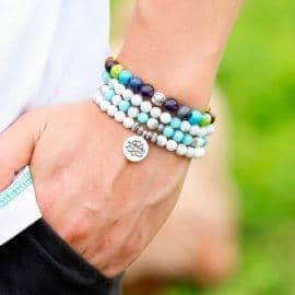 Bracelet Harmonisation des 7 Chakras Bijoux pierre naturelle Bracelet 7 chakras Bracelet pierre naturelle