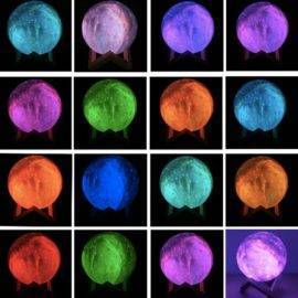 Lampe Lune Galaxie Lampe Lune Deco zen Lampe D'Ambiance