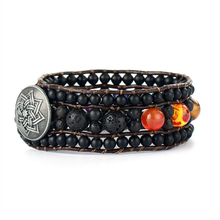 Bracelet 7 Chakras "Noir" – Image 2