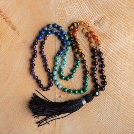 Collier Des 7 Chakras Bijoux pierre naturelle Collier pierre naturelle