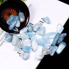 Galets d&rsquo;Aigue-Marine Pierre De Protection