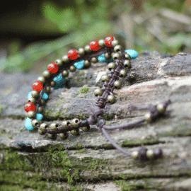 Chaine de Cheville Tressée à la Main Chaine de Cheville