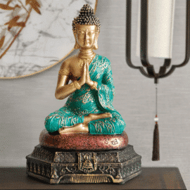 Statuette de Bouddha en Résine Statuette Bouddha Deco zen