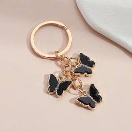 Porte-Clés Papillons Noir