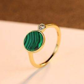 Bague Malachite Bague pierre naturelle Bijoux pierre naturelle