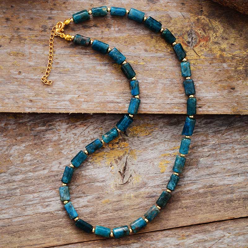 Collier Ras de Cou en Apatite