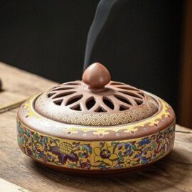 Bruleur Encens en Céramique Terracotta