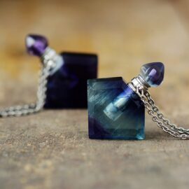 Colliers Huile Essentielle en Fluorite