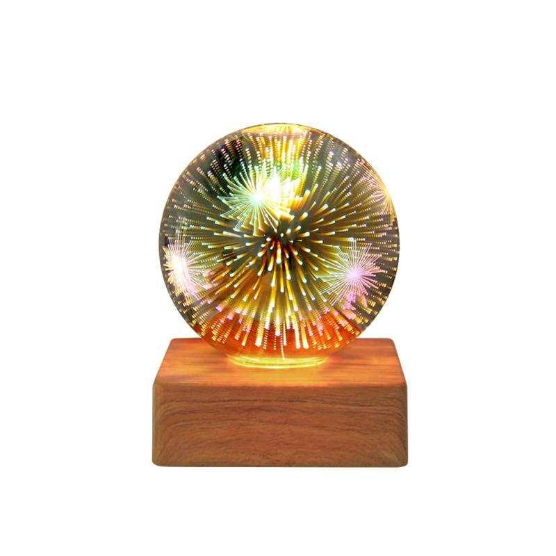 Lampe Boule de Cristal Zen Feu dArtifice
