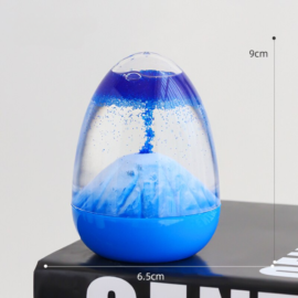 Lampe Zen Volcan Bleu