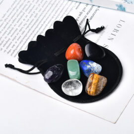 Pack 7 Chakras Kit de Pierres Brutes
