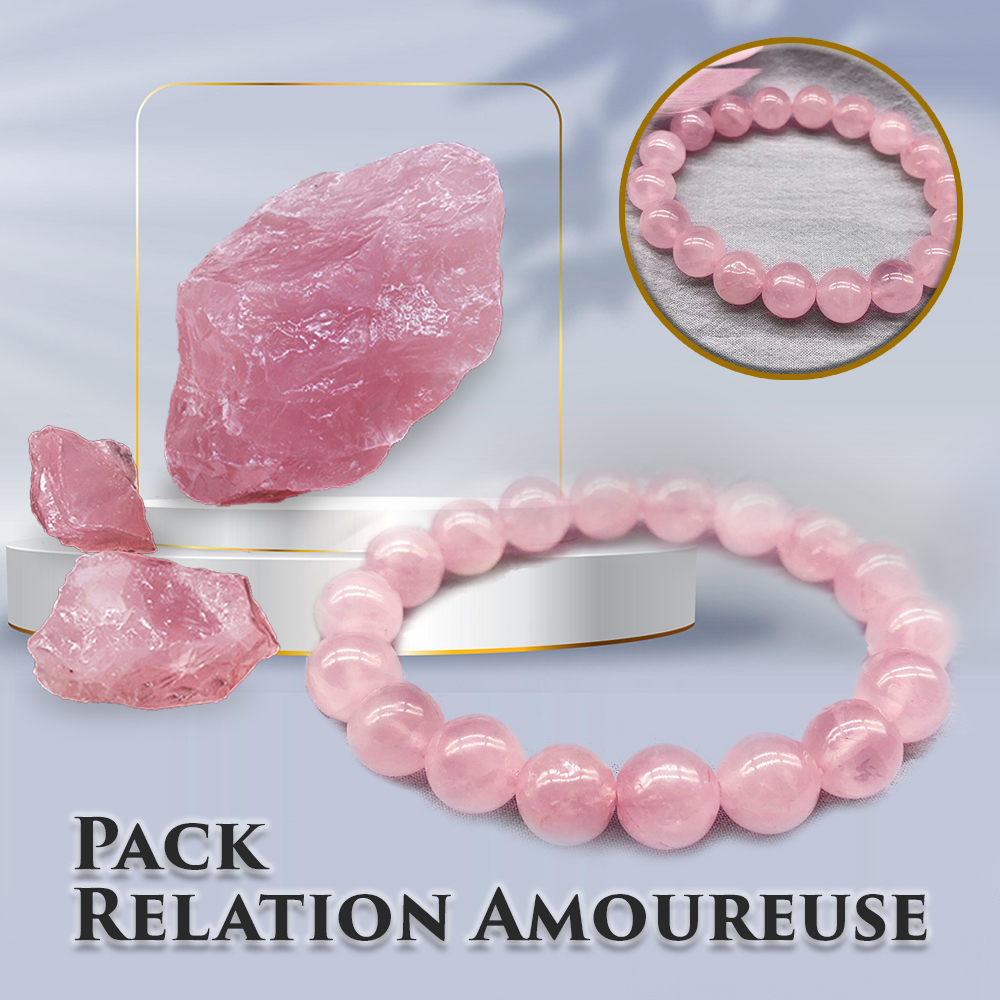 Pack Relation Amoureuse Quartz Rose