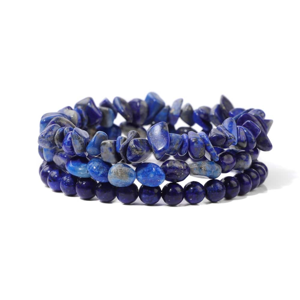 Bracelet de perles irrégulières en pierre naturelle pour homme et femme – Image 5
