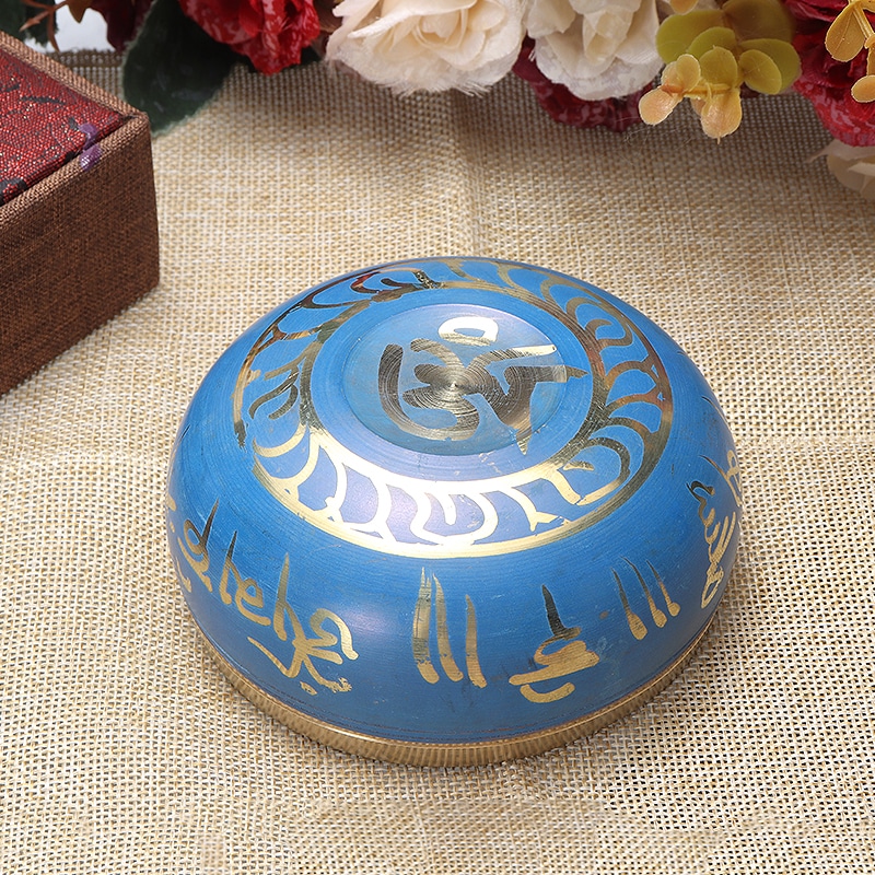 Bol chantant tibétain de yoga martelé à la main – Image 3