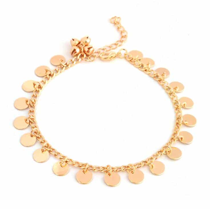 Bracelet de cheville avec cloches en acier inoxydable – Image 2