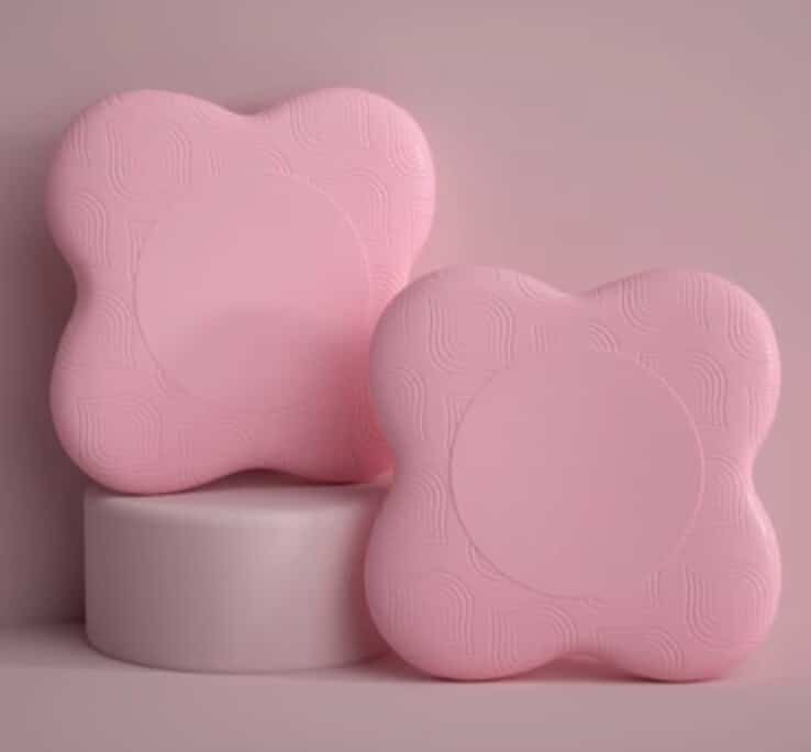 Ensemble de deux genouillères coussins de yoga en mousse – Image 3