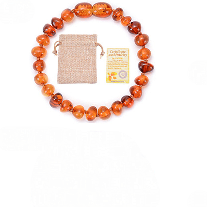 Bracelet en ambre naturel pour bébés – Image 2