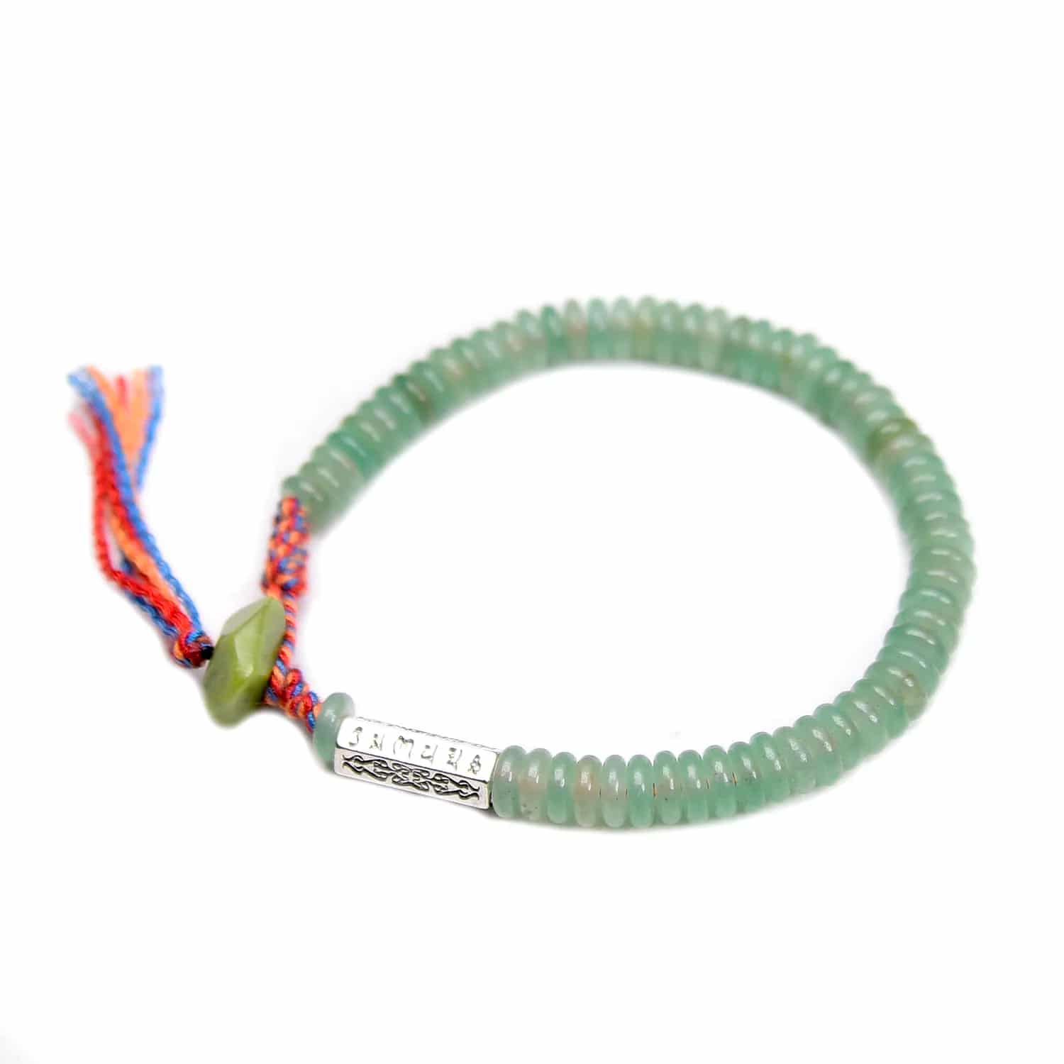 Bracelet Bouddhiste en Pierre d'Aventurine