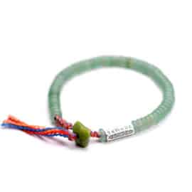 Bracelet Bouddhiste en Pierre d'Aventurine