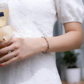 Bracelet Tourmaline Perlé pour Femme