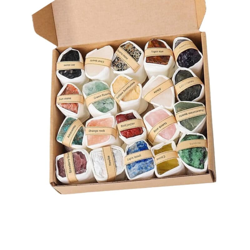 Coffret Pierre Naturelle de Vingt Pièces