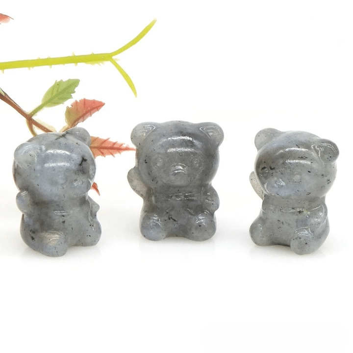 Pierre Naturelle en Forme d’Ourson