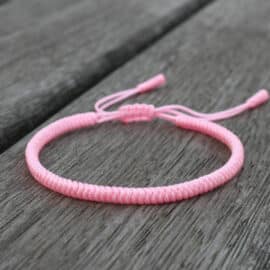 Bracelet Tibétain de Style Ethnique avec Nœuds en Dentelle